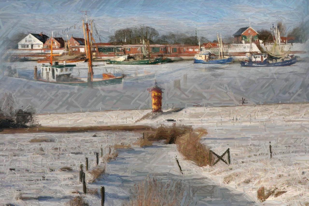 شقة Huus Ant Deep Og Greetsiel Krummhörn المظهر الخارجي الصورة